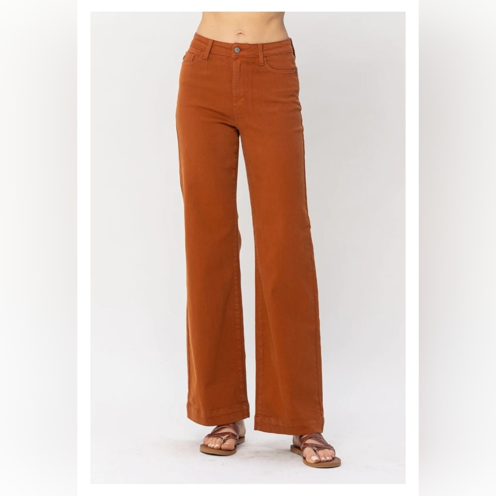 Judy Blue High Waist Garment Dyed Wide Leg